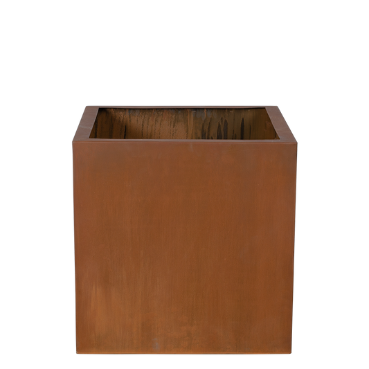 Plantekasse, corteen stål