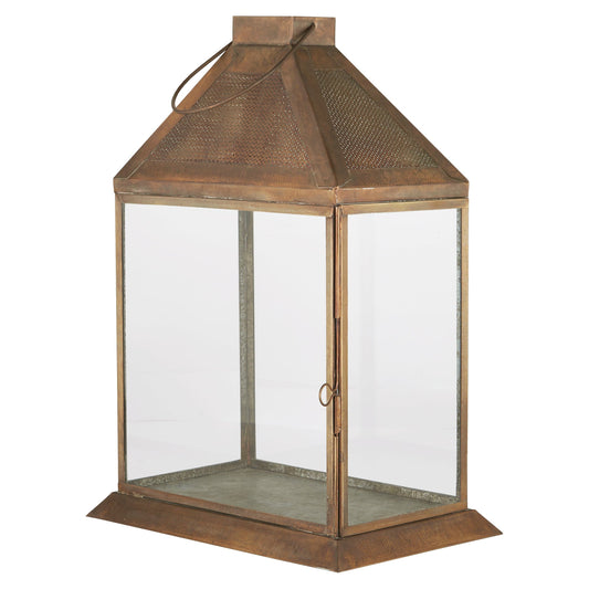 Lanterne i antik messing